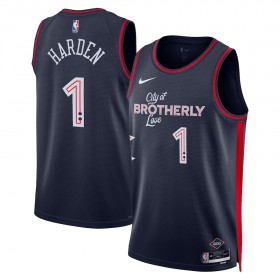 Dres Philadelphia 76ers James Harden Nike 2023-24 City Edition Navy Swingman